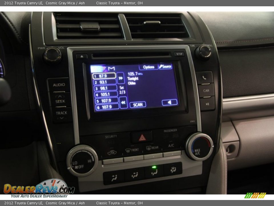 2012 Toyota Camry LE Cosmic Gray Mica / Ash Photo #8