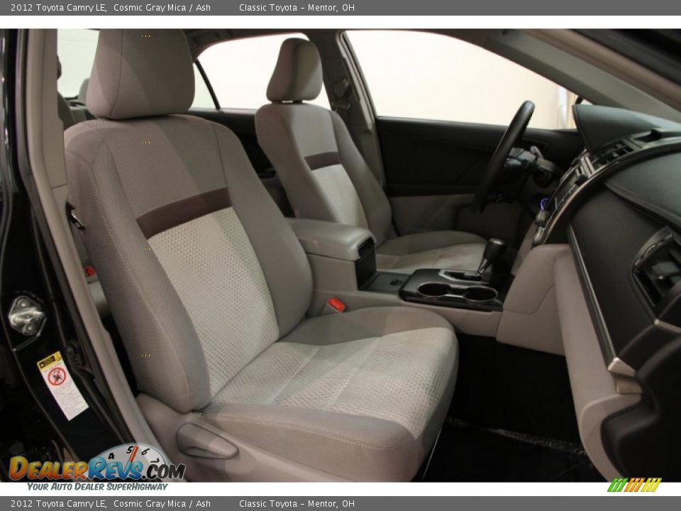 2012 Toyota Camry LE Cosmic Gray Mica / Ash Photo #12