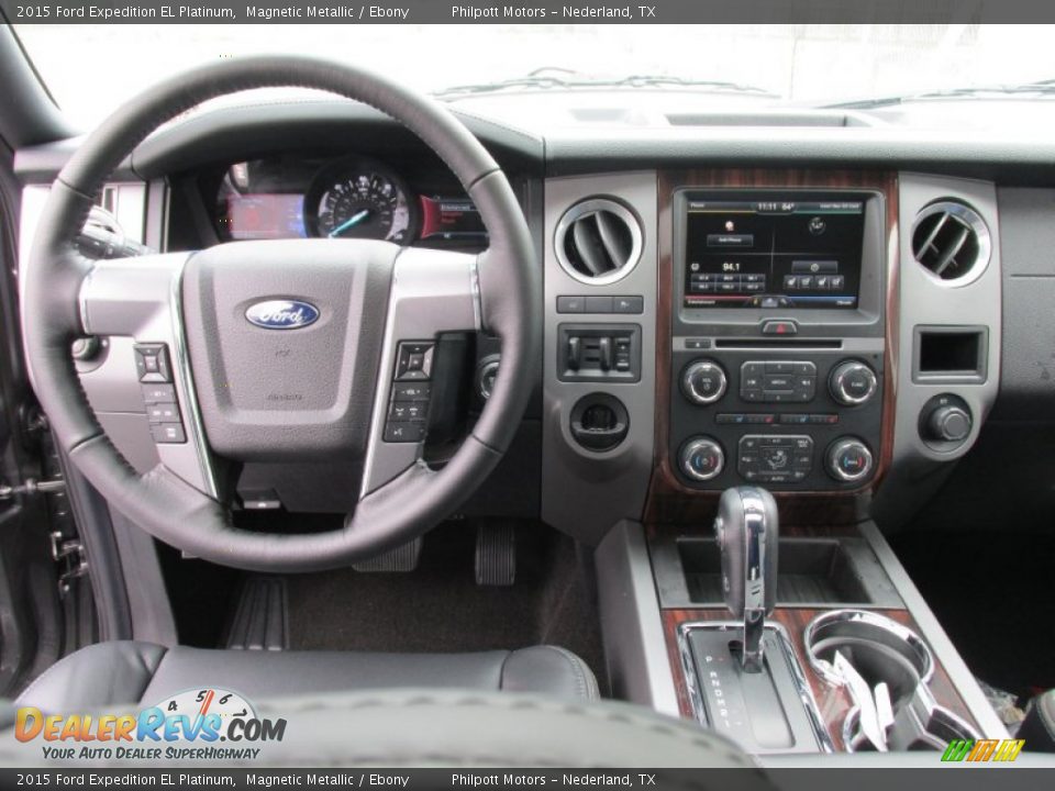 Dashboard of 2015 Ford Expedition EL Platinum Photo #31