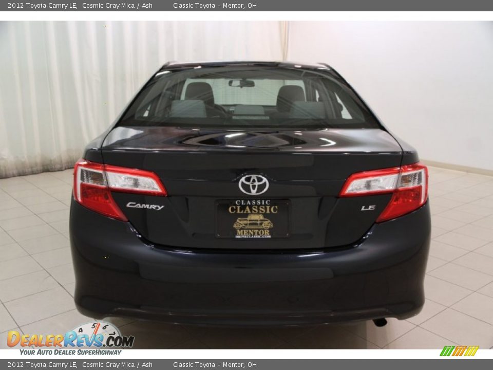 2012 Toyota Camry LE Cosmic Gray Mica / Ash Photo #15