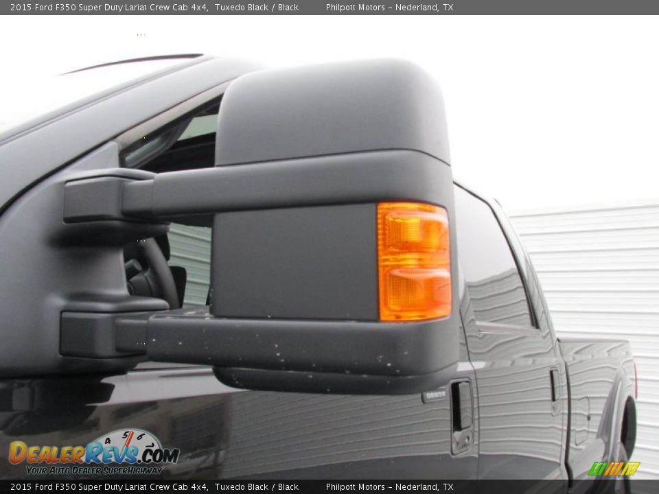 2015 Ford F350 Super Duty Lariat Crew Cab 4x4 Tuxedo Black / Black Photo #13