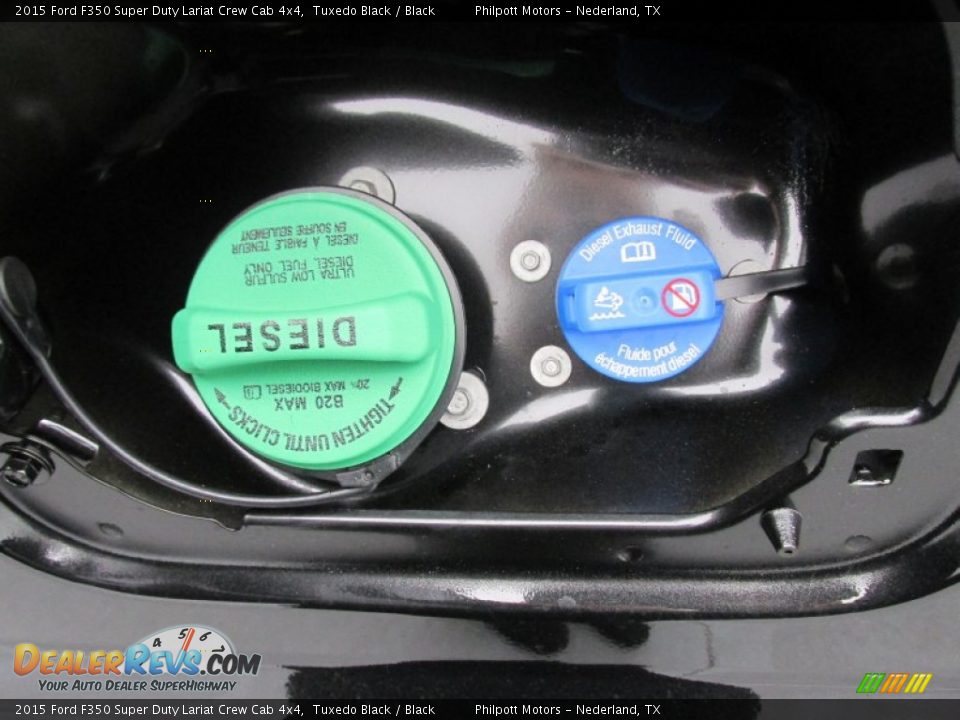 2015 Ford F350 Super Duty Lariat Crew Cab 4x4 Tuxedo Black / Black Photo #17