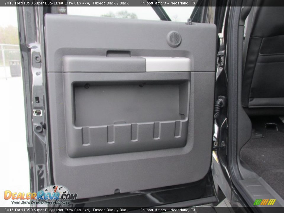 2015 Ford F350 Super Duty Lariat Crew Cab 4x4 Tuxedo Black / Black Photo #20