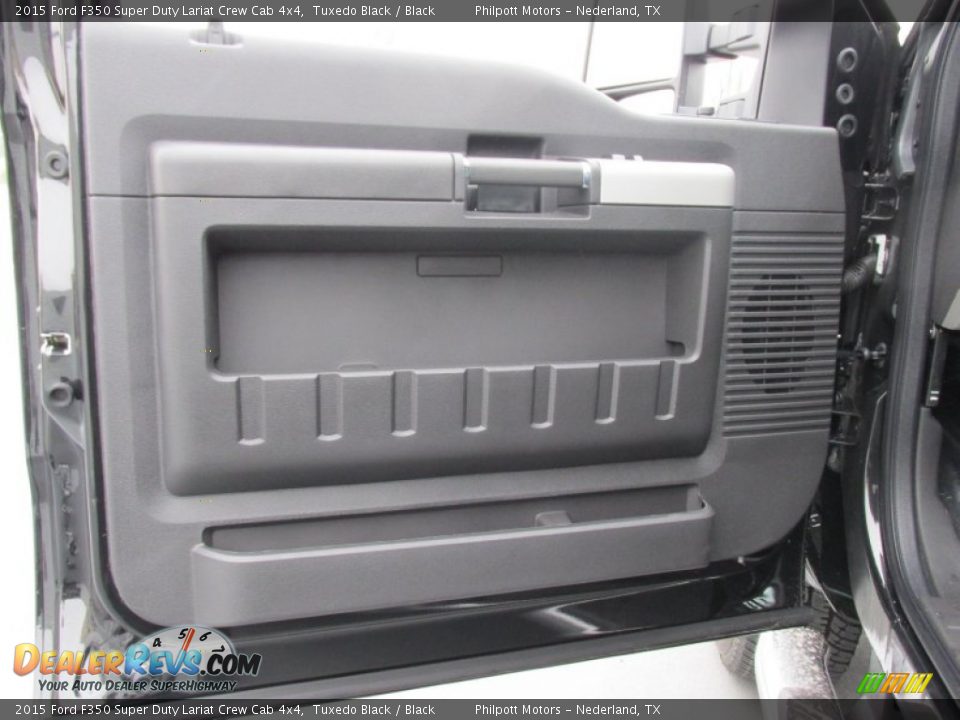 2015 Ford F350 Super Duty Lariat Crew Cab 4x4 Tuxedo Black / Black Photo #22
