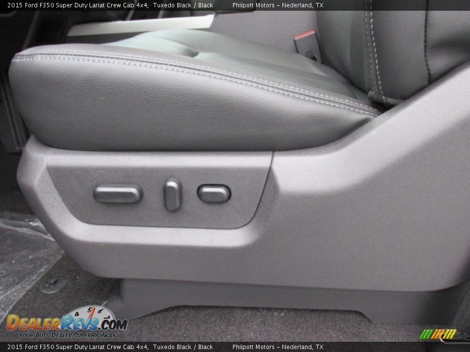 2015 Ford F350 Super Duty Lariat Crew Cab 4x4 Tuxedo Black / Black Photo #26