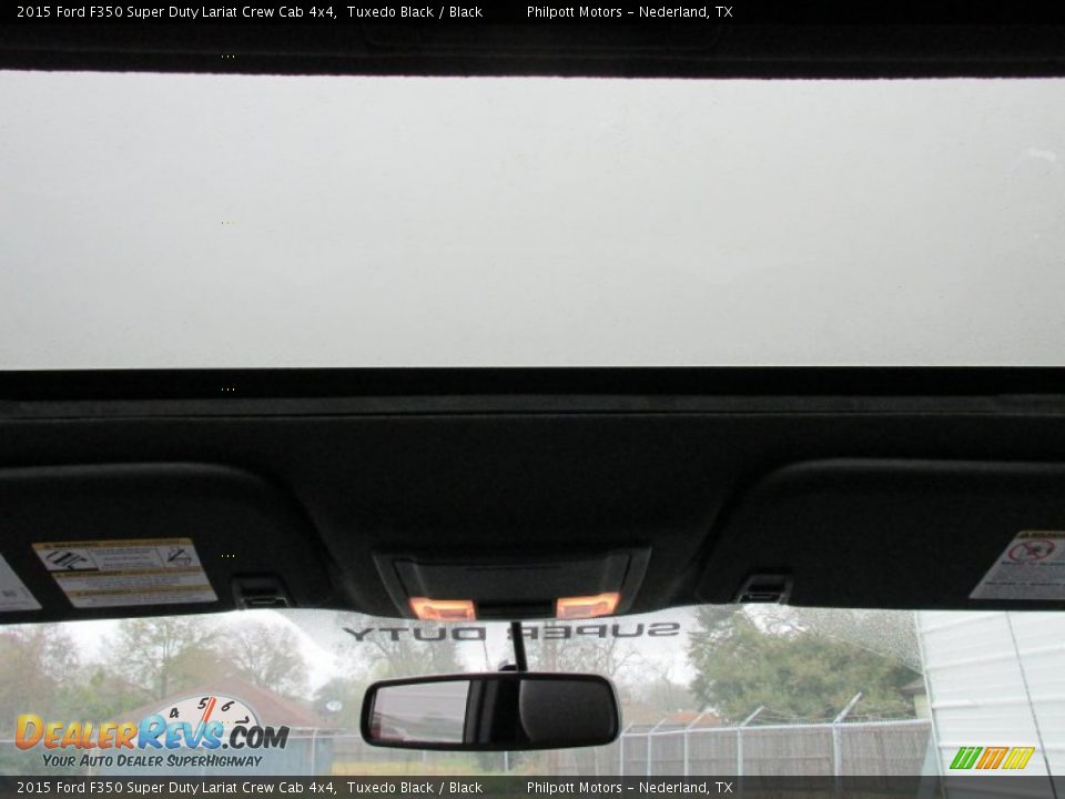 2015 Ford F350 Super Duty Lariat Crew Cab 4x4 Tuxedo Black / Black Photo #27