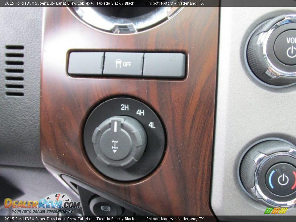 2015 Ford F350 Super Duty Lariat Crew Cab 4x4 Tuxedo Black / Black Photo #33