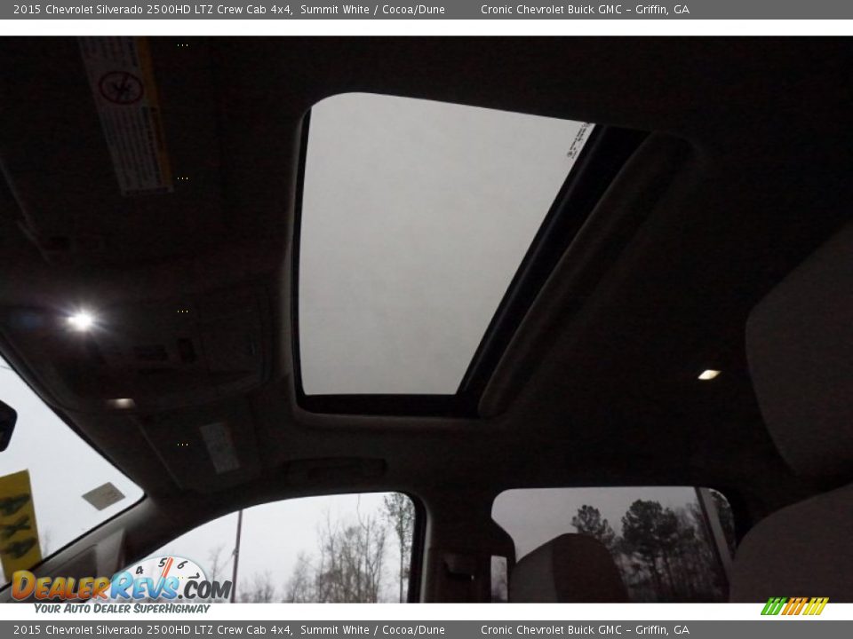 2015 Chevrolet Silverado 2500HD LTZ Crew Cab 4x4 Summit White / Cocoa/Dune Photo #11