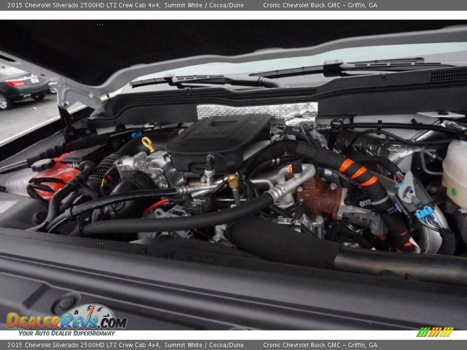 2015 Chevrolet Silverado 2500HD LTZ Crew Cab 4x4 Summit White / Cocoa/Dune Photo #13