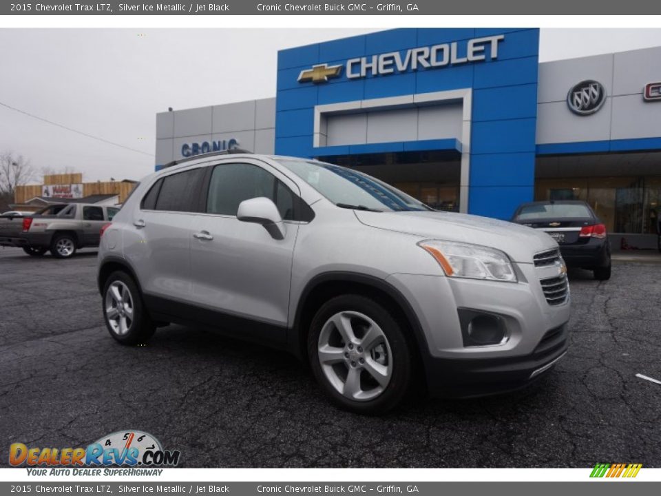 2015 Chevrolet Trax LTZ Silver Ice Metallic / Jet Black Photo #1