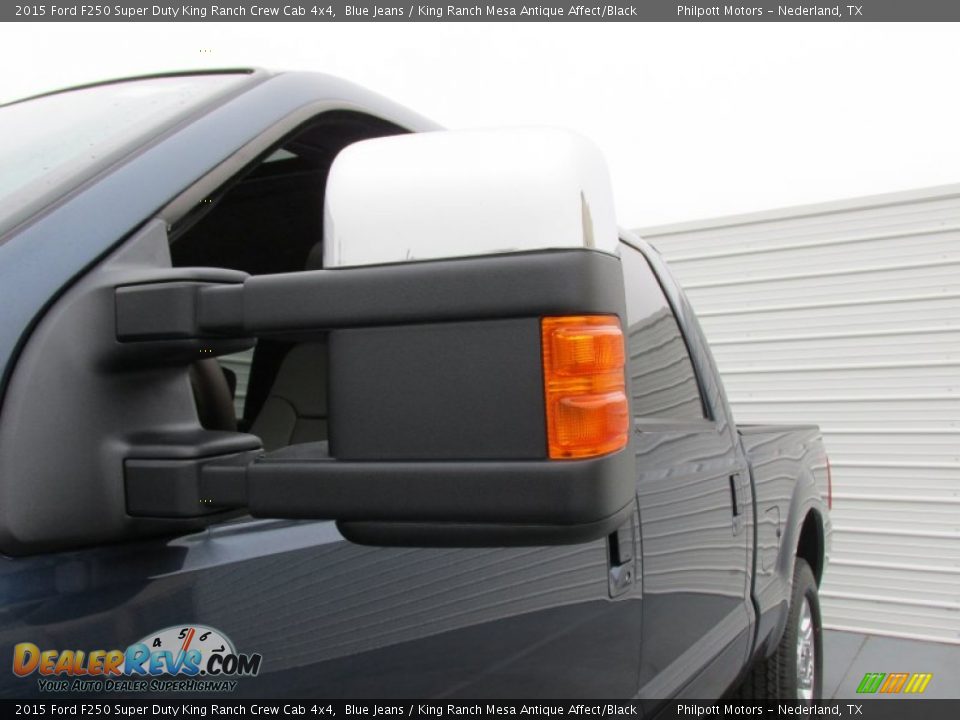 2015 Ford F250 Super Duty King Ranch Crew Cab 4x4 Blue Jeans / King Ranch Mesa Antique Affect/Black Photo #12