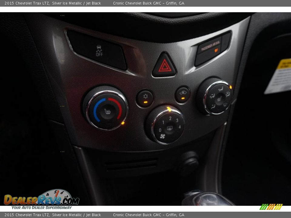 2015 Chevrolet Trax LTZ Silver Ice Metallic / Jet Black Photo #14
