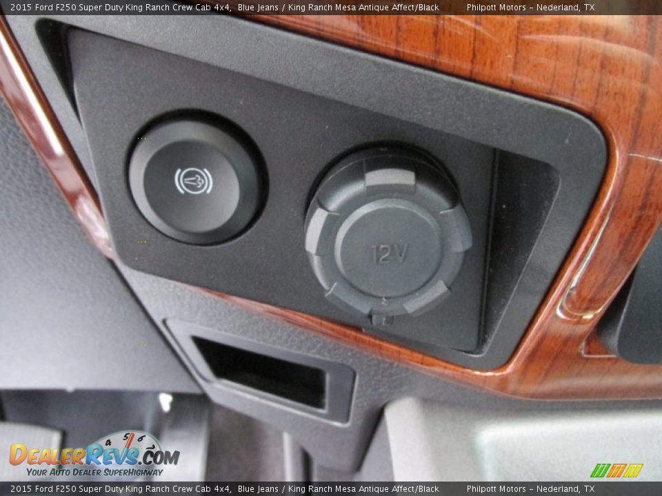 2015 Ford F250 Super Duty King Ranch Crew Cab 4x4 Blue Jeans / King Ranch Mesa Antique Affect/Black Photo #35