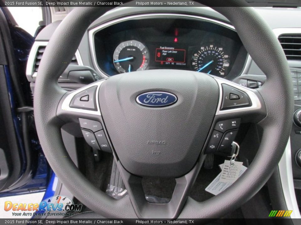 2015 Ford Fusion SE Steering Wheel Photo #28