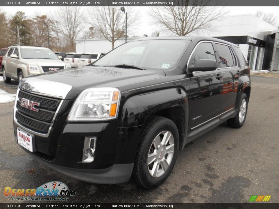 2011 GMC Terrain SLE Carbon Black Metallic / Jet Black Photo #3