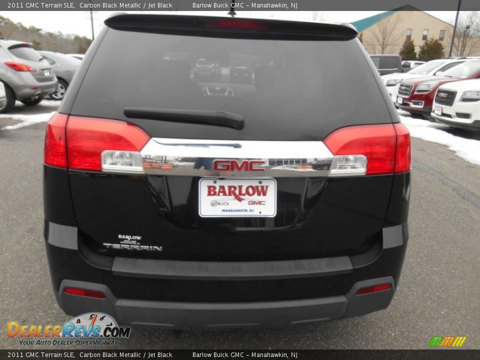 2011 GMC Terrain SLE Carbon Black Metallic / Jet Black Photo #5