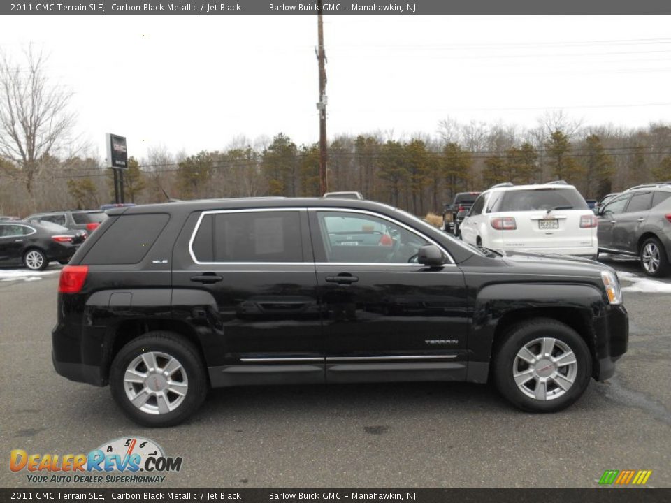 2011 GMC Terrain SLE Carbon Black Metallic / Jet Black Photo #6