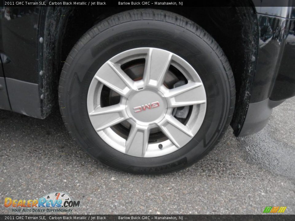 2011 GMC Terrain SLE Carbon Black Metallic / Jet Black Photo #7