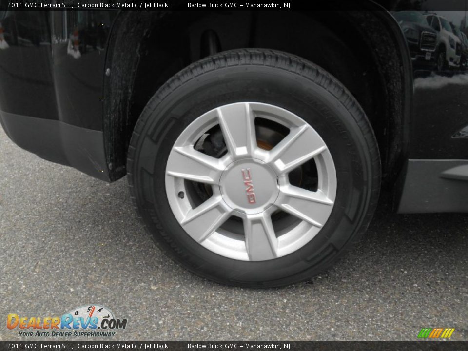 2011 GMC Terrain SLE Carbon Black Metallic / Jet Black Photo #8