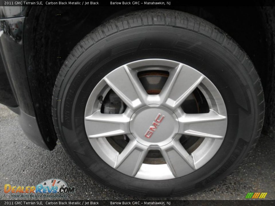 2011 GMC Terrain SLE Carbon Black Metallic / Jet Black Photo #10