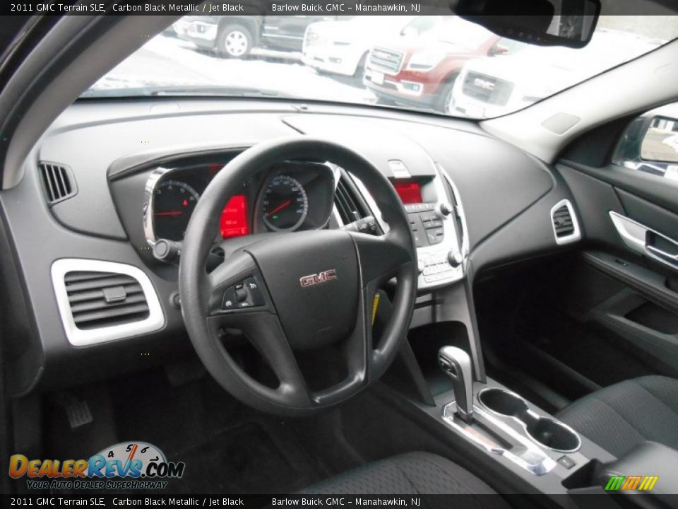 2011 GMC Terrain SLE Carbon Black Metallic / Jet Black Photo #13