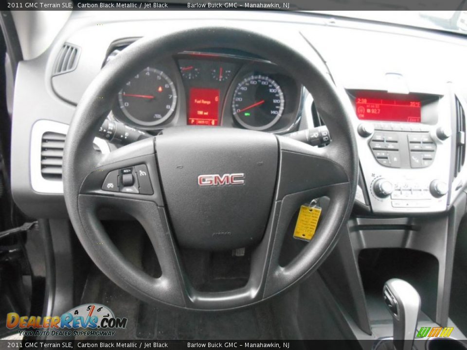 2011 GMC Terrain SLE Carbon Black Metallic / Jet Black Photo #16