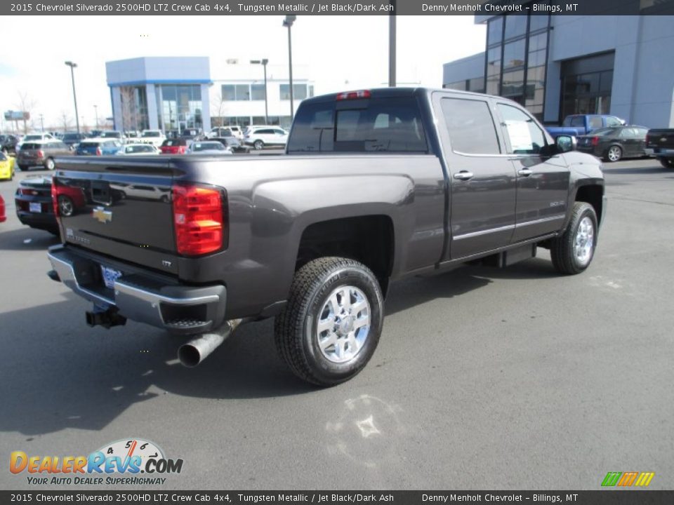 2015 Chevrolet Silverado 2500HD LTZ Crew Cab 4x4 Tungsten Metallic / Jet Black/Dark Ash Photo #6