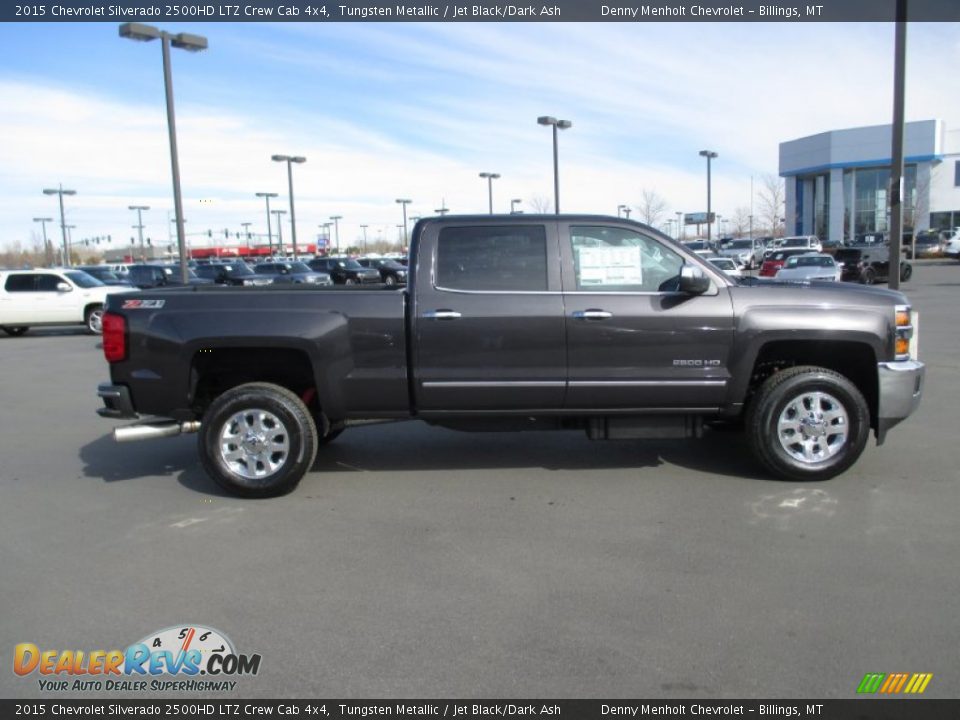 2015 Chevrolet Silverado 2500HD LTZ Crew Cab 4x4 Tungsten Metallic / Jet Black/Dark Ash Photo #7