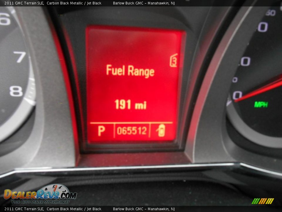 2011 GMC Terrain SLE Carbon Black Metallic / Jet Black Photo #20