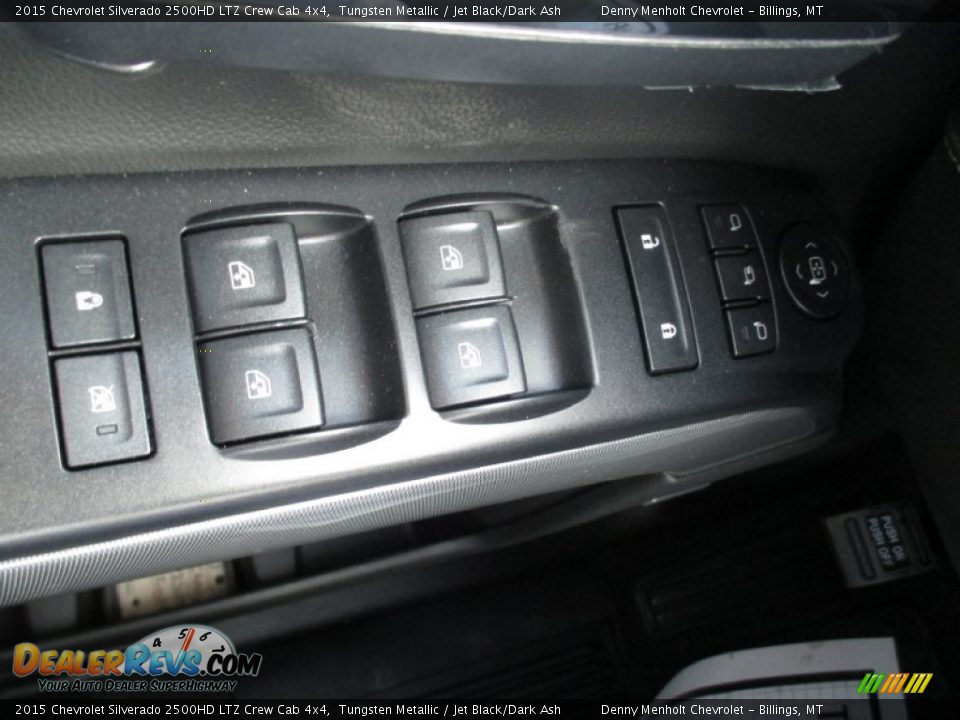 2015 Chevrolet Silverado 2500HD LTZ Crew Cab 4x4 Tungsten Metallic / Jet Black/Dark Ash Photo #15