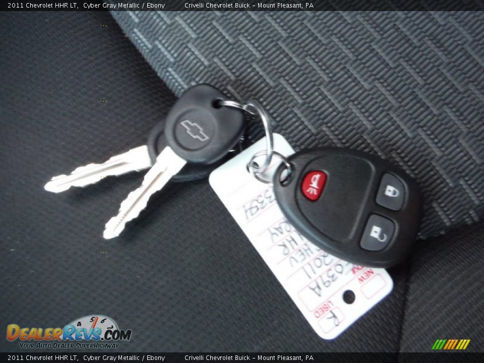 2011 Chevrolet HHR LT Cyber Gray Metallic / Ebony Photo #26