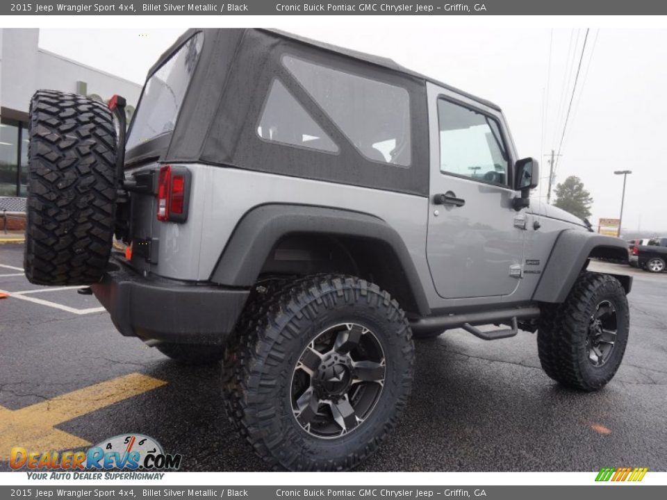 2015 Jeep Wrangler Sport 4x4 Billet Silver Metallic / Black Photo #7