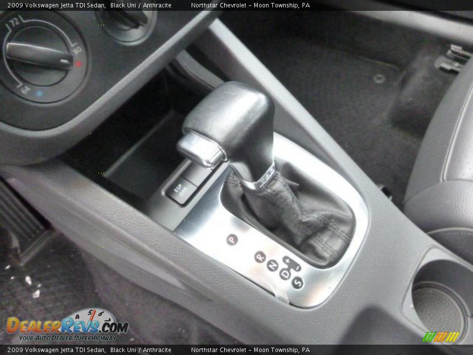 2009 Volkswagen Jetta TDI Sedan Black Uni / Anthracite Photo #17