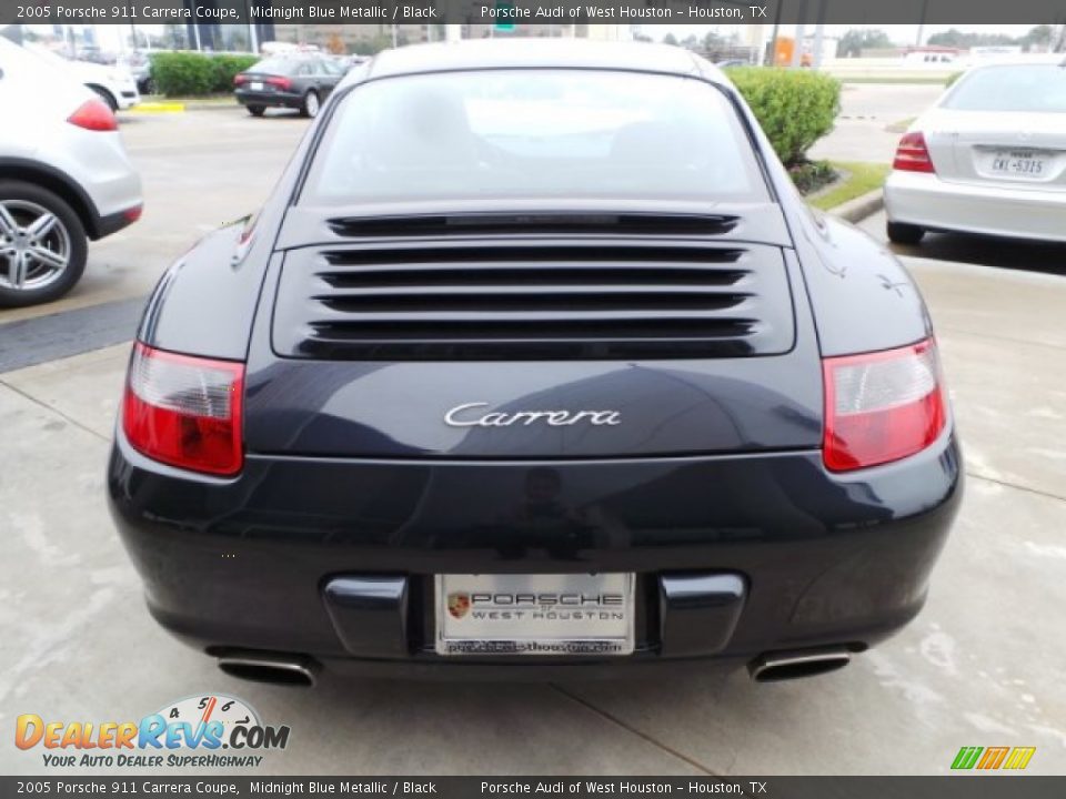 2005 Porsche 911 Carrera Coupe Midnight Blue Metallic / Black Photo #6