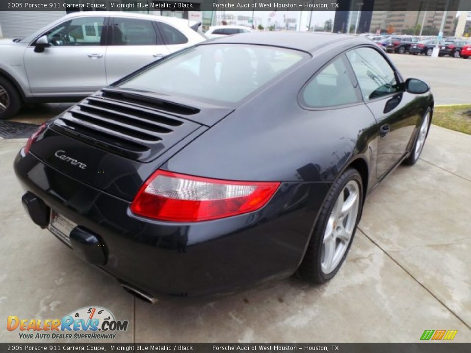 2005 Porsche 911 Carrera Coupe Midnight Blue Metallic / Black Photo #7