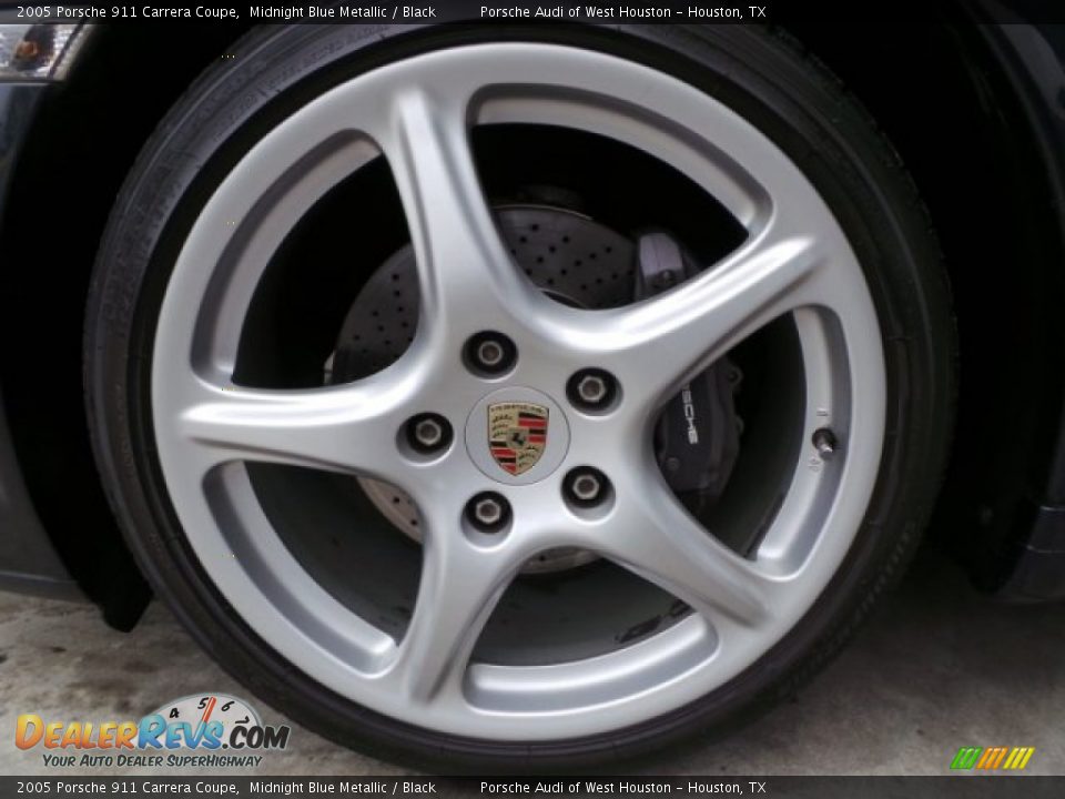 2005 Porsche 911 Carrera Coupe Midnight Blue Metallic / Black Photo #12
