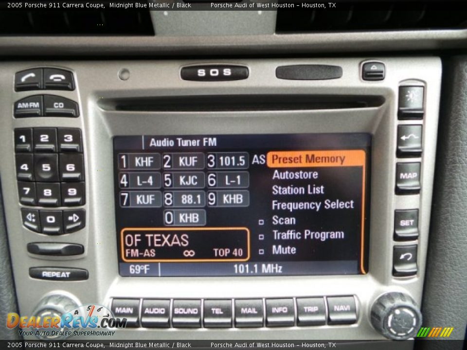 Controls of 2005 Porsche 911 Carrera Coupe Photo #23