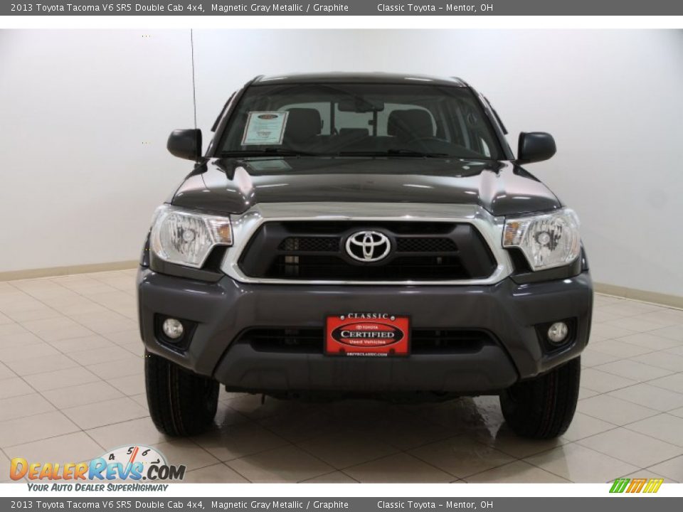 2013 Toyota Tacoma V6 SR5 Double Cab 4x4 Magnetic Gray Metallic / Graphite Photo #2