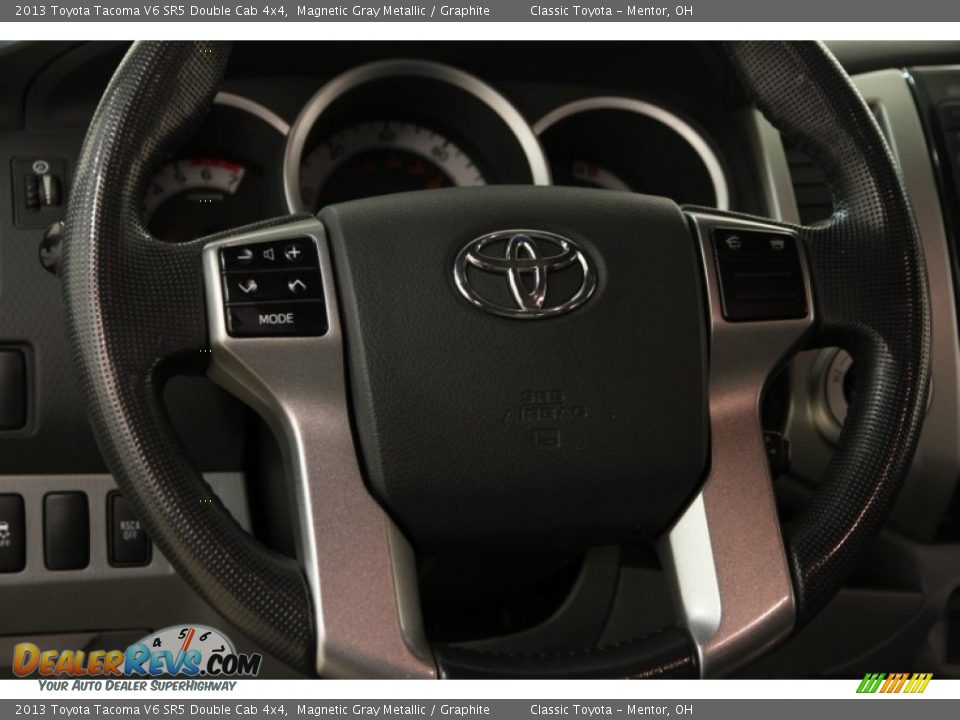 2013 Toyota Tacoma V6 SR5 Double Cab 4x4 Magnetic Gray Metallic / Graphite Photo #6