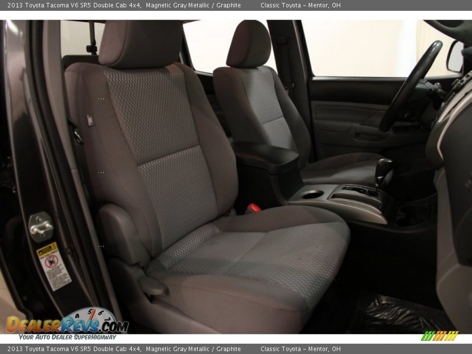2013 Toyota Tacoma V6 SR5 Double Cab 4x4 Magnetic Gray Metallic / Graphite Photo #12