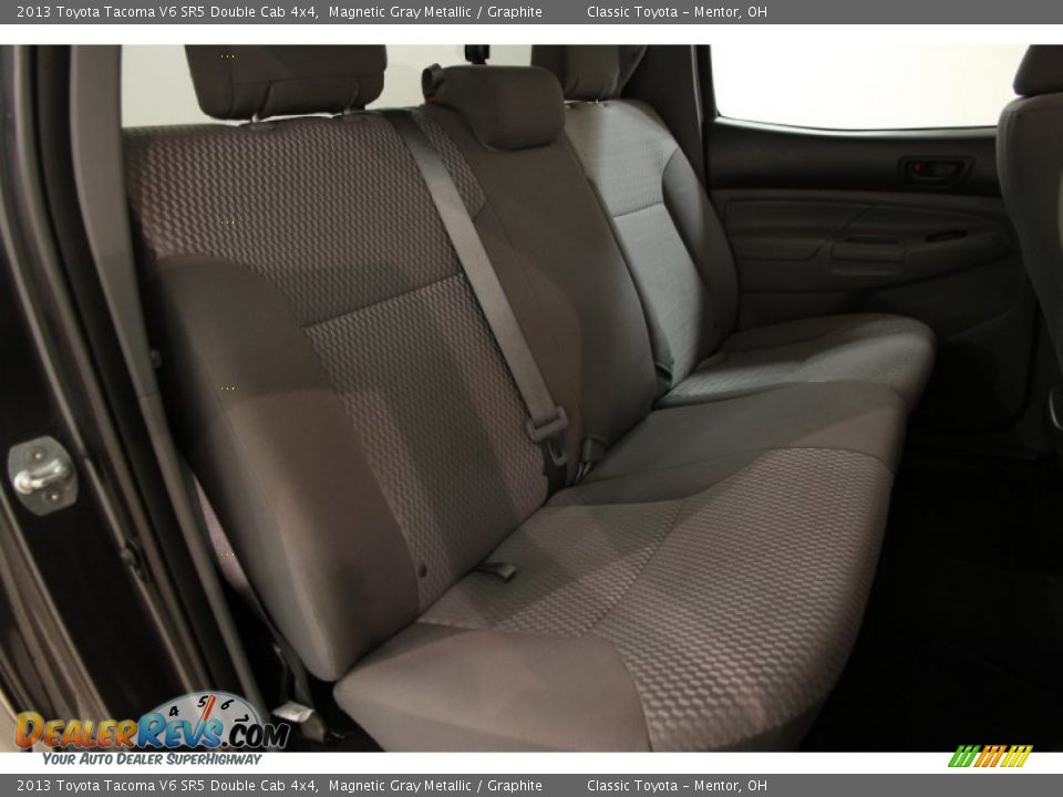 2013 Toyota Tacoma V6 SR5 Double Cab 4x4 Magnetic Gray Metallic / Graphite Photo #13