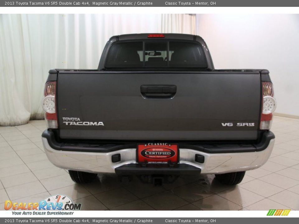 2013 Toyota Tacoma V6 SR5 Double Cab 4x4 Magnetic Gray Metallic / Graphite Photo #15