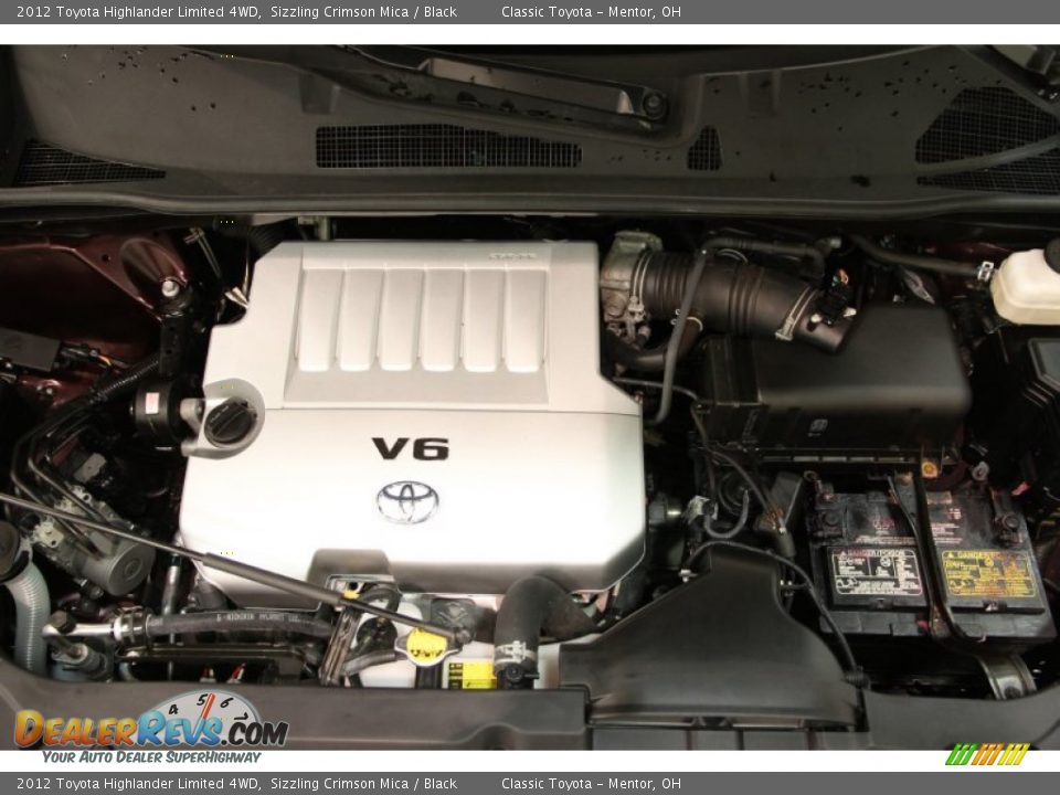 2012 Toyota Highlander Limited 4WD 3.5 Liter DOHC 24-Valve Dual VVT-i V6 Engine Photo #19