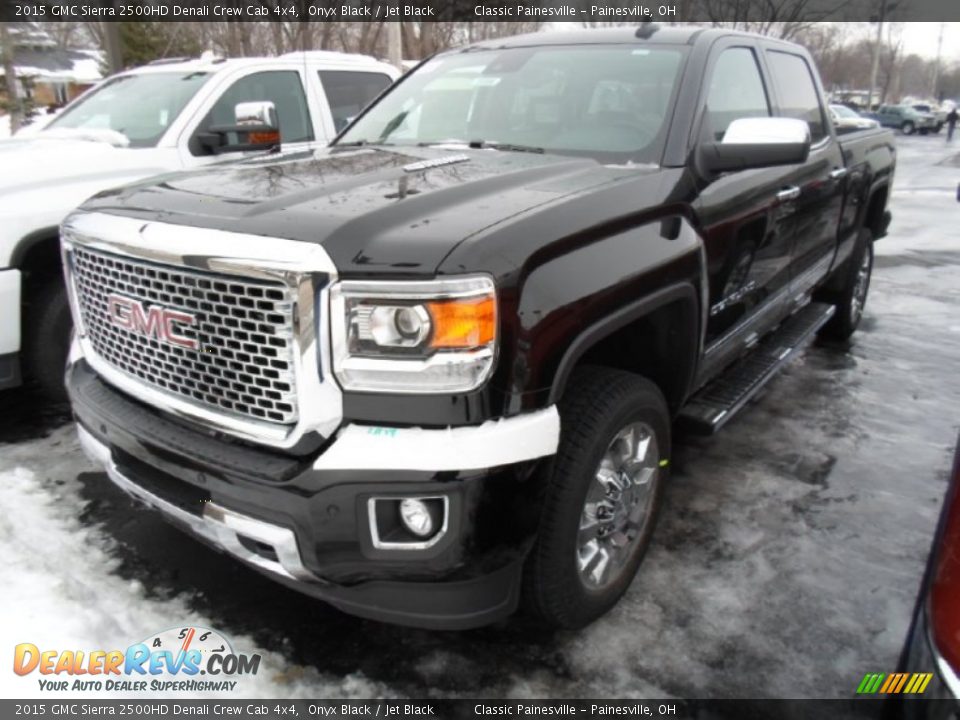 2015 GMC Sierra 2500HD Denali Crew Cab 4x4 Onyx Black / Jet Black Photo #1