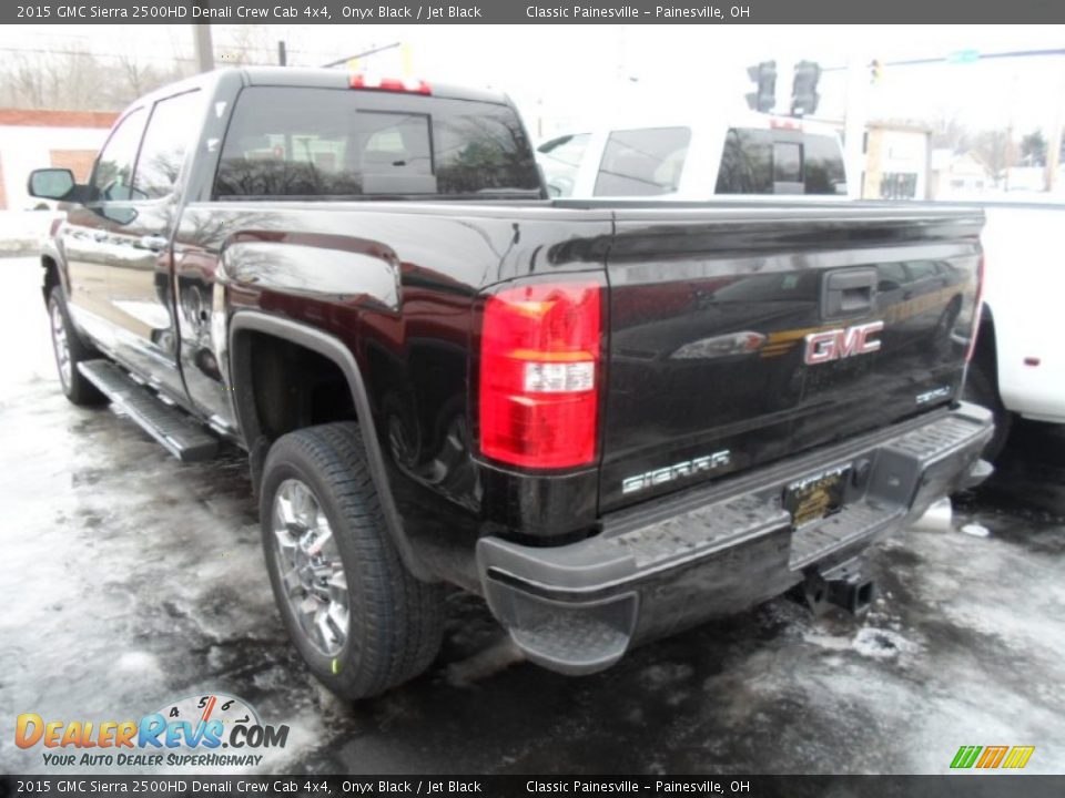 2015 GMC Sierra 2500HD Denali Crew Cab 4x4 Onyx Black / Jet Black Photo #6