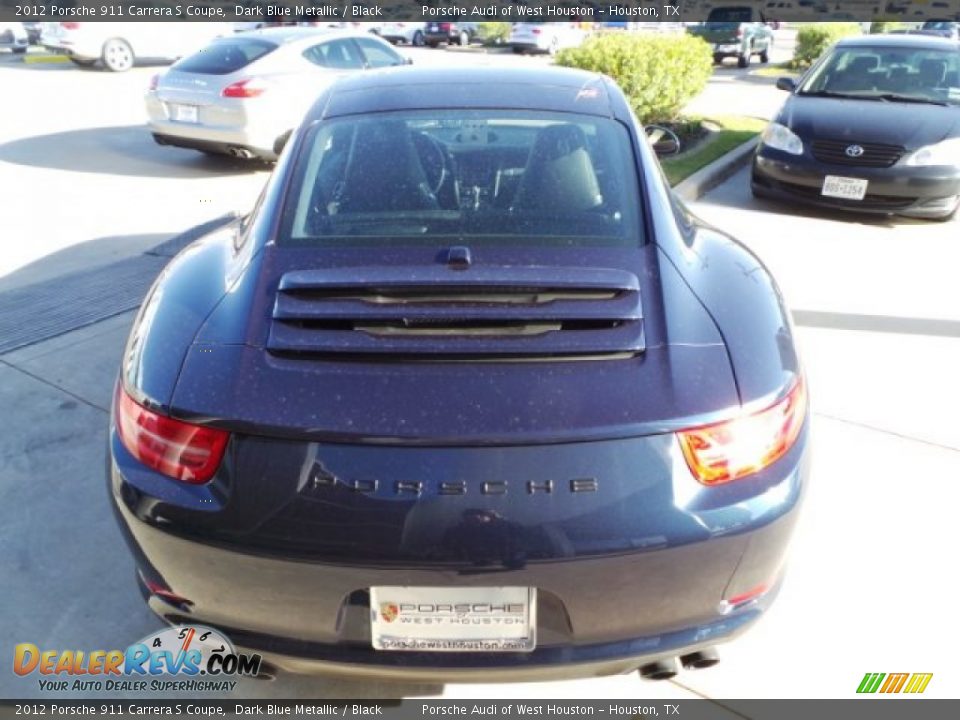 2012 Porsche 911 Carrera S Coupe Dark Blue Metallic / Black Photo #6