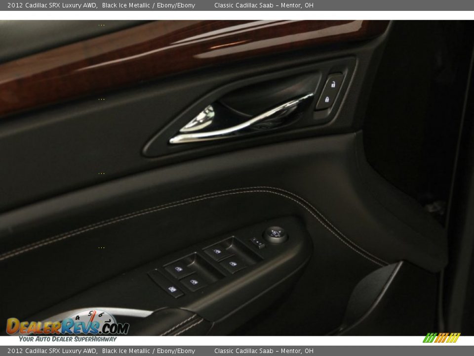 2012 Cadillac SRX Luxury AWD Black Ice Metallic / Ebony/Ebony Photo #5