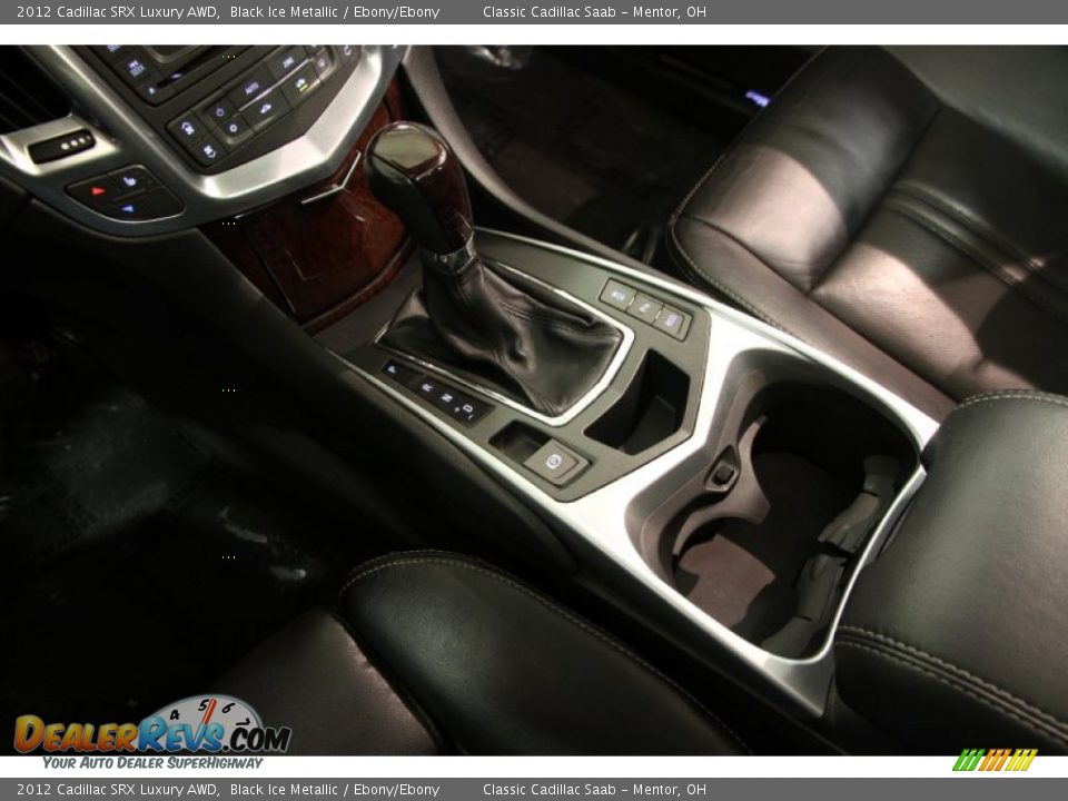 2012 Cadillac SRX Luxury AWD Black Ice Metallic / Ebony/Ebony Photo #11