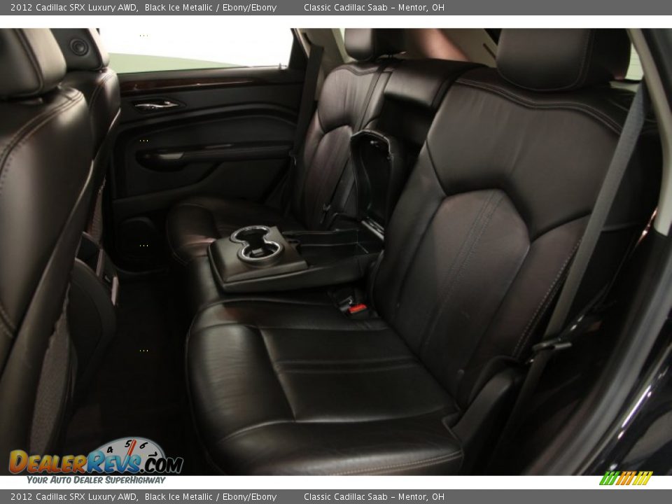 2012 Cadillac SRX Luxury AWD Black Ice Metallic / Ebony/Ebony Photo #15