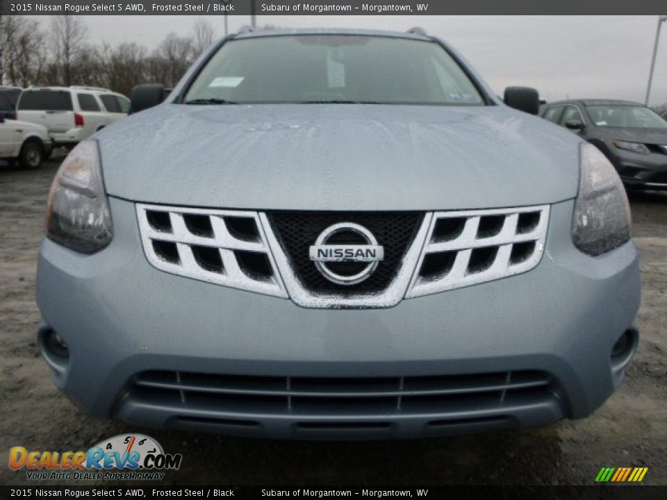 2015 Nissan Rogue Select S AWD Frosted Steel / Black Photo #8